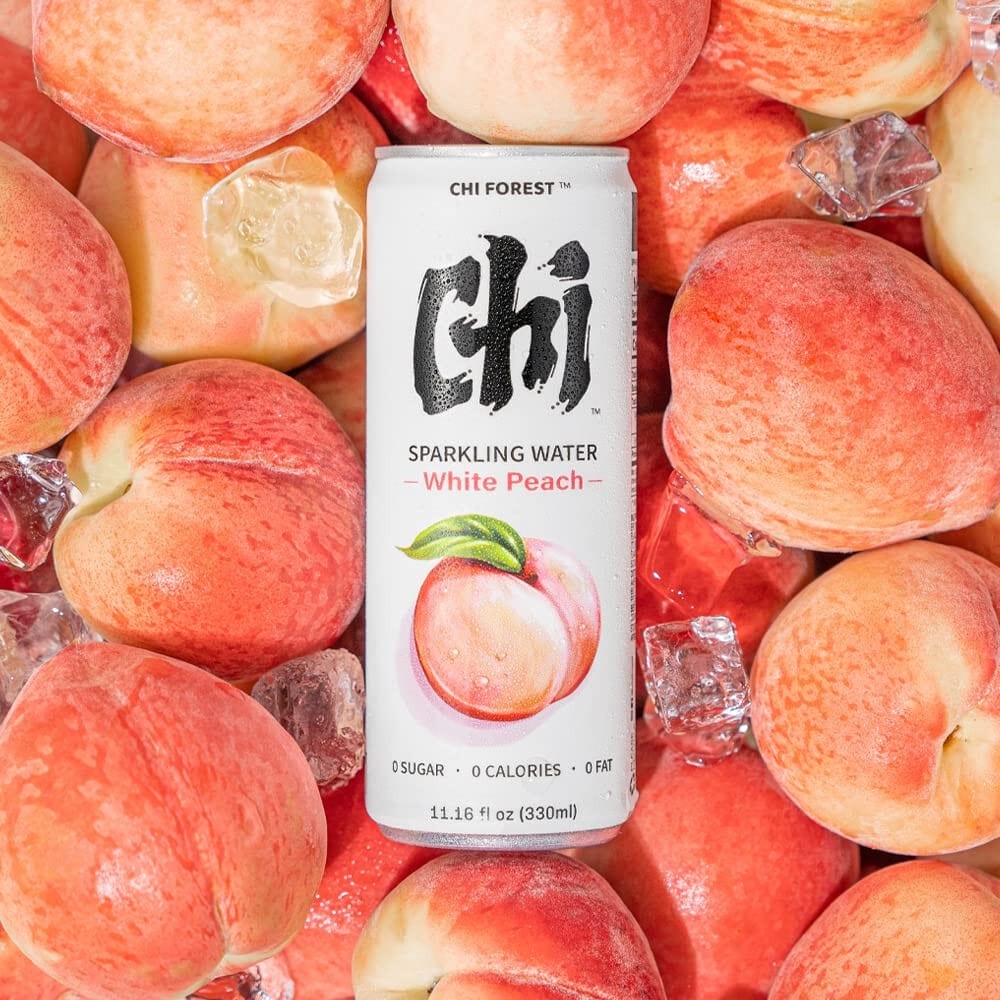 Chi Forest Sparkling Water White Peach.
