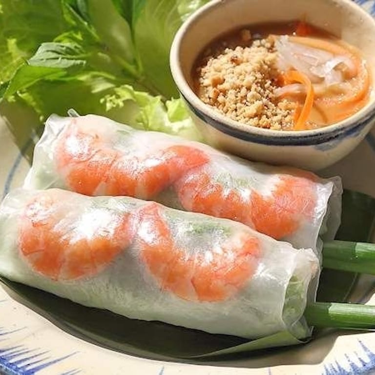 Fresh Vietnamese Goi Cuon Rolls