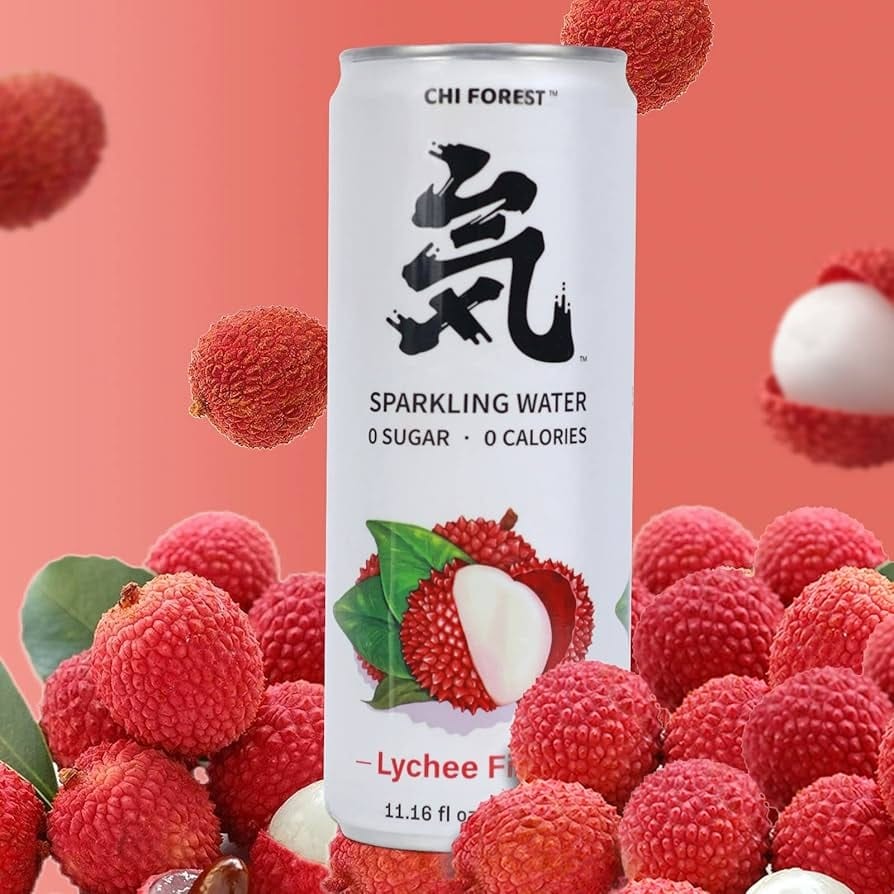 Chi Forest Lychee Sparkling Water.