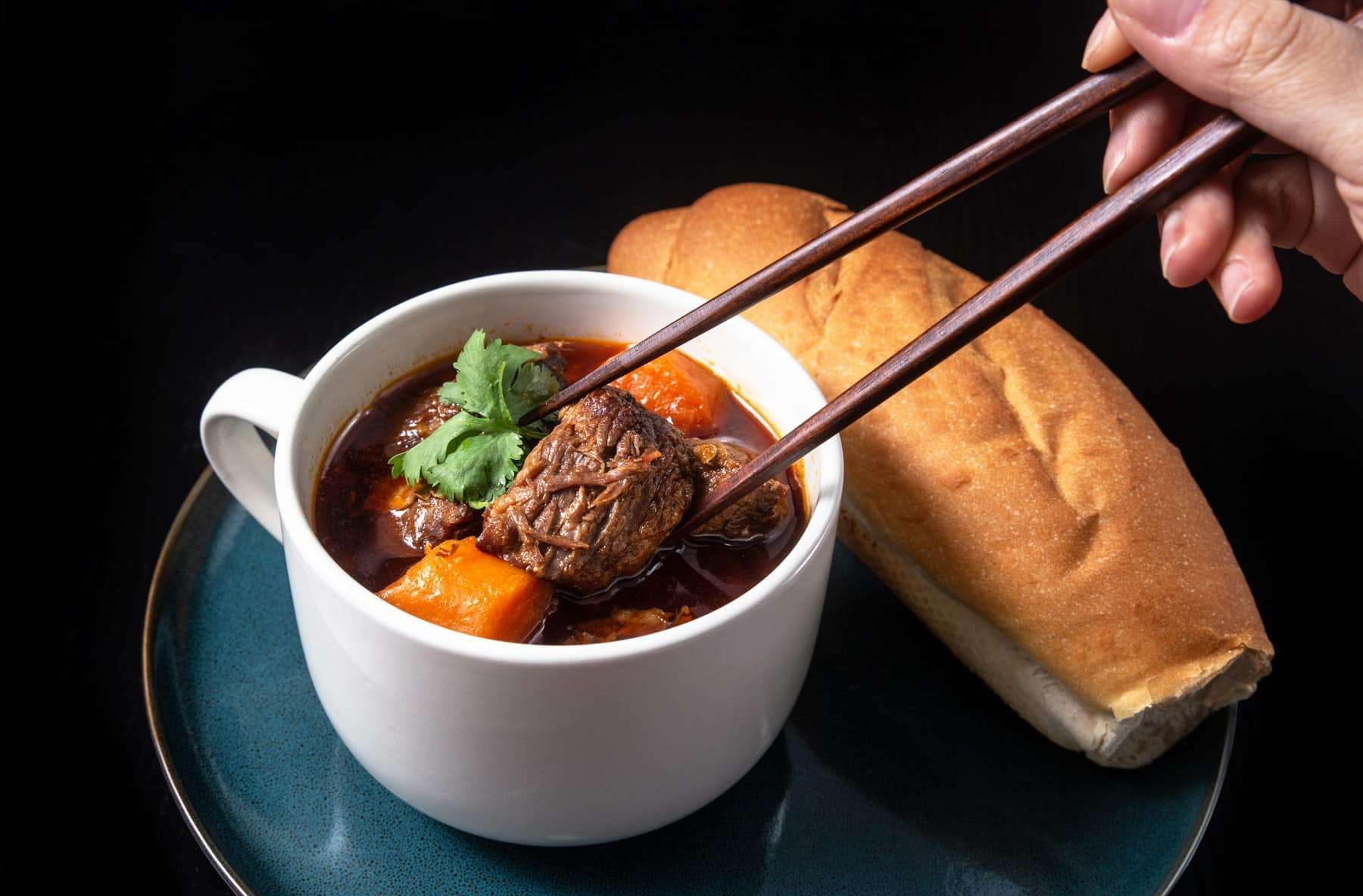 33. Banh Mi Bo Kho.